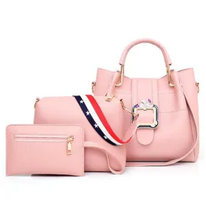 Summer Fashion Vogue Style High Quality Women Handbags-Pink