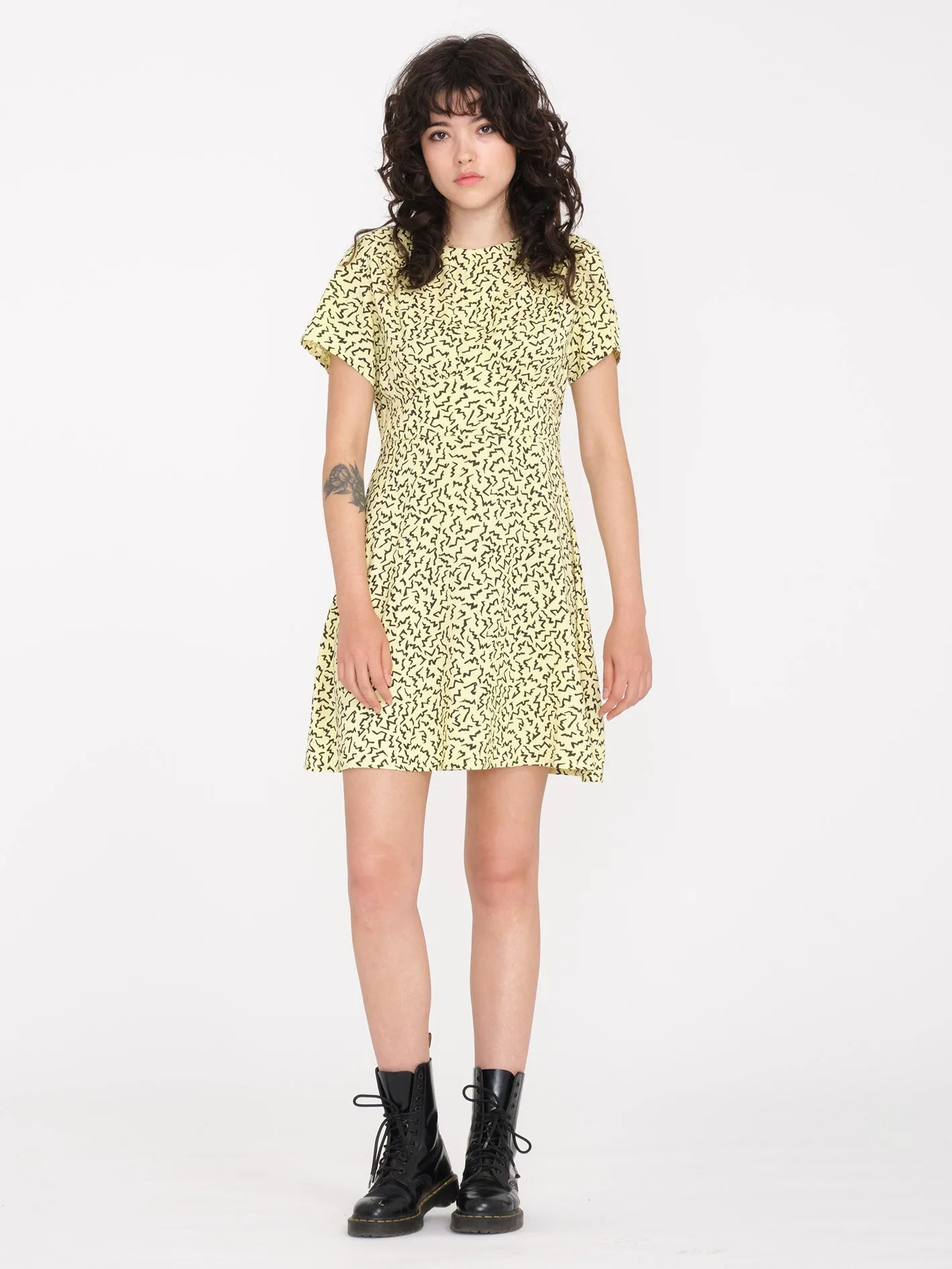 Surfpunk Dress - AURA YELLOW