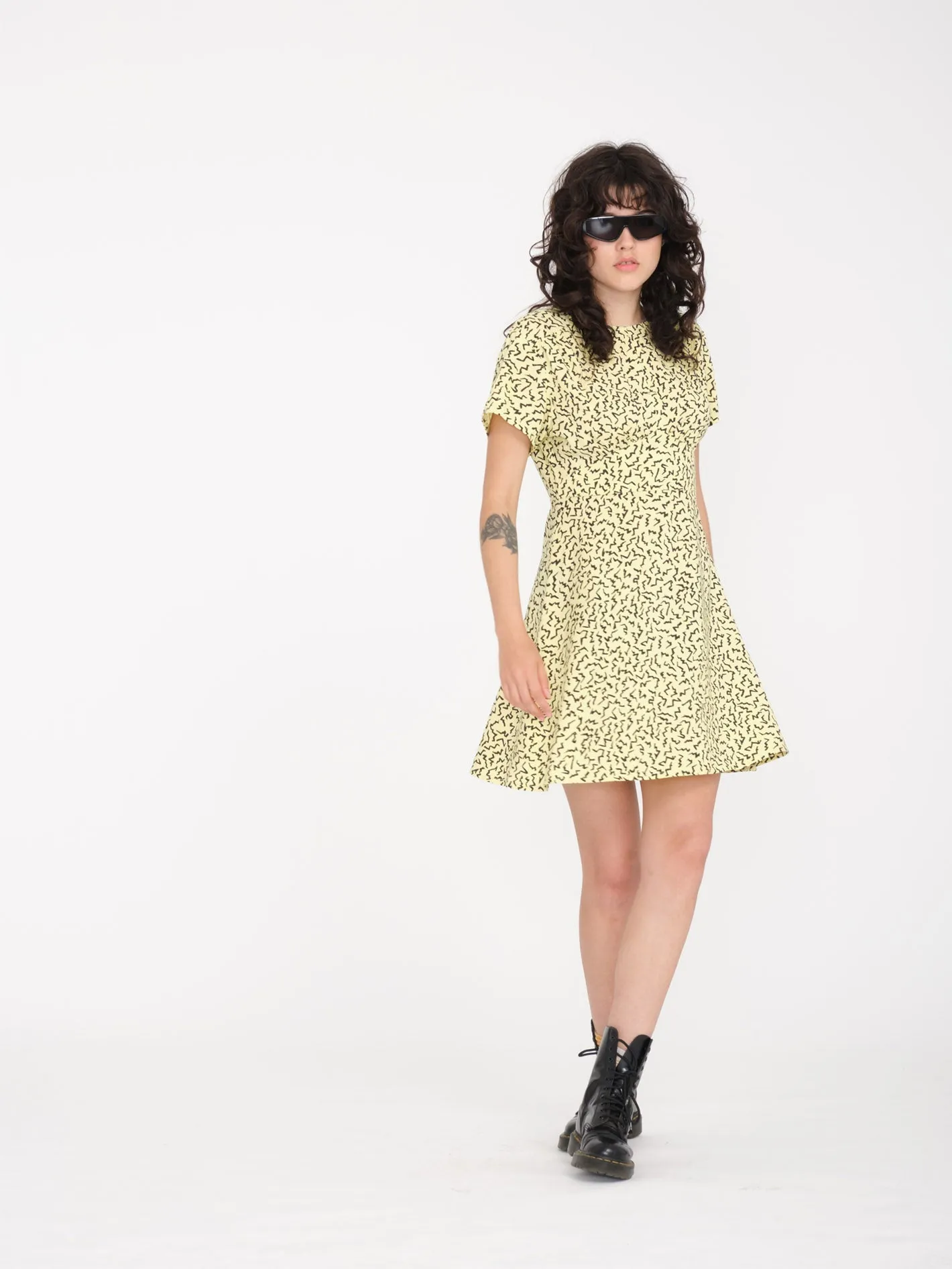 Surfpunk Dress - AURA YELLOW