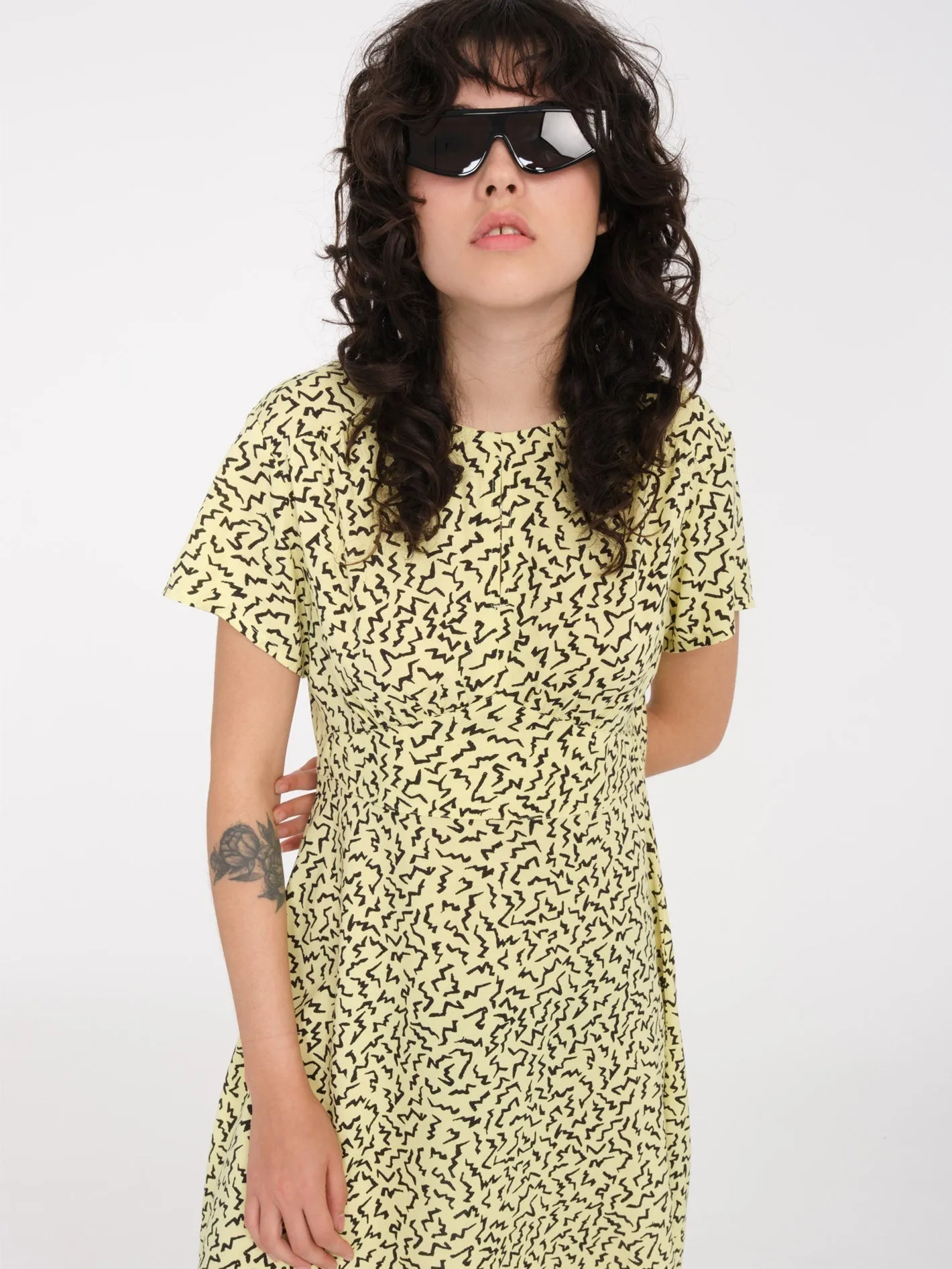 Surfpunk Dress - AURA YELLOW