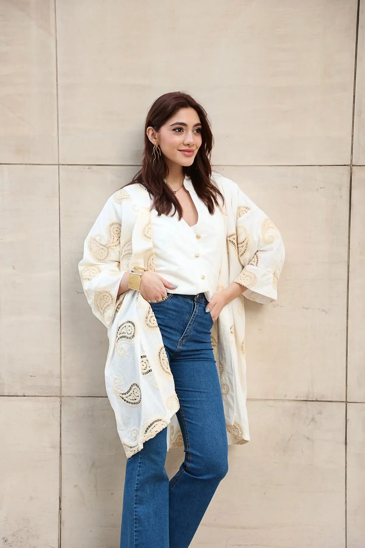 Swirl kimono