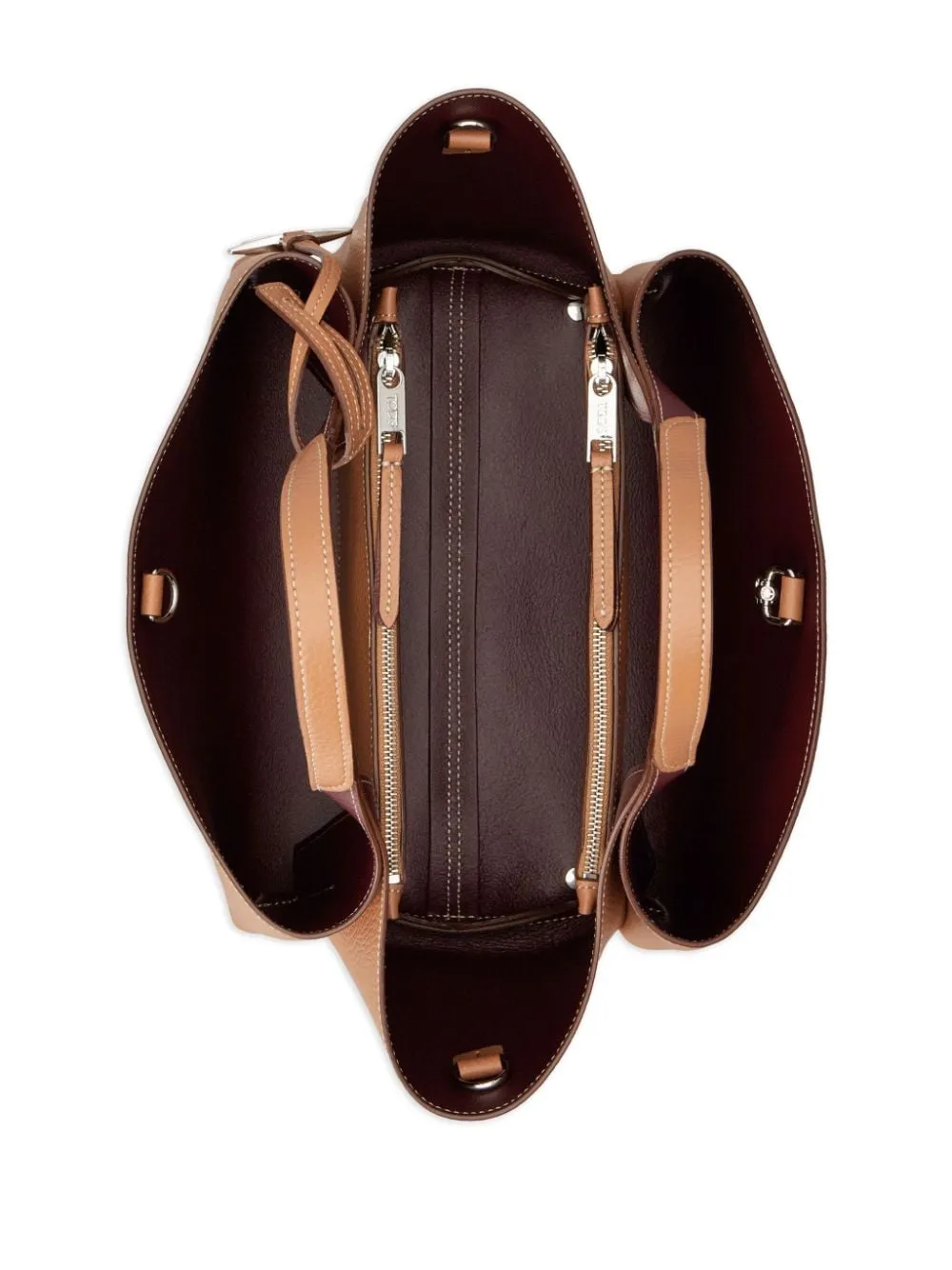 T timeless mini leather tote