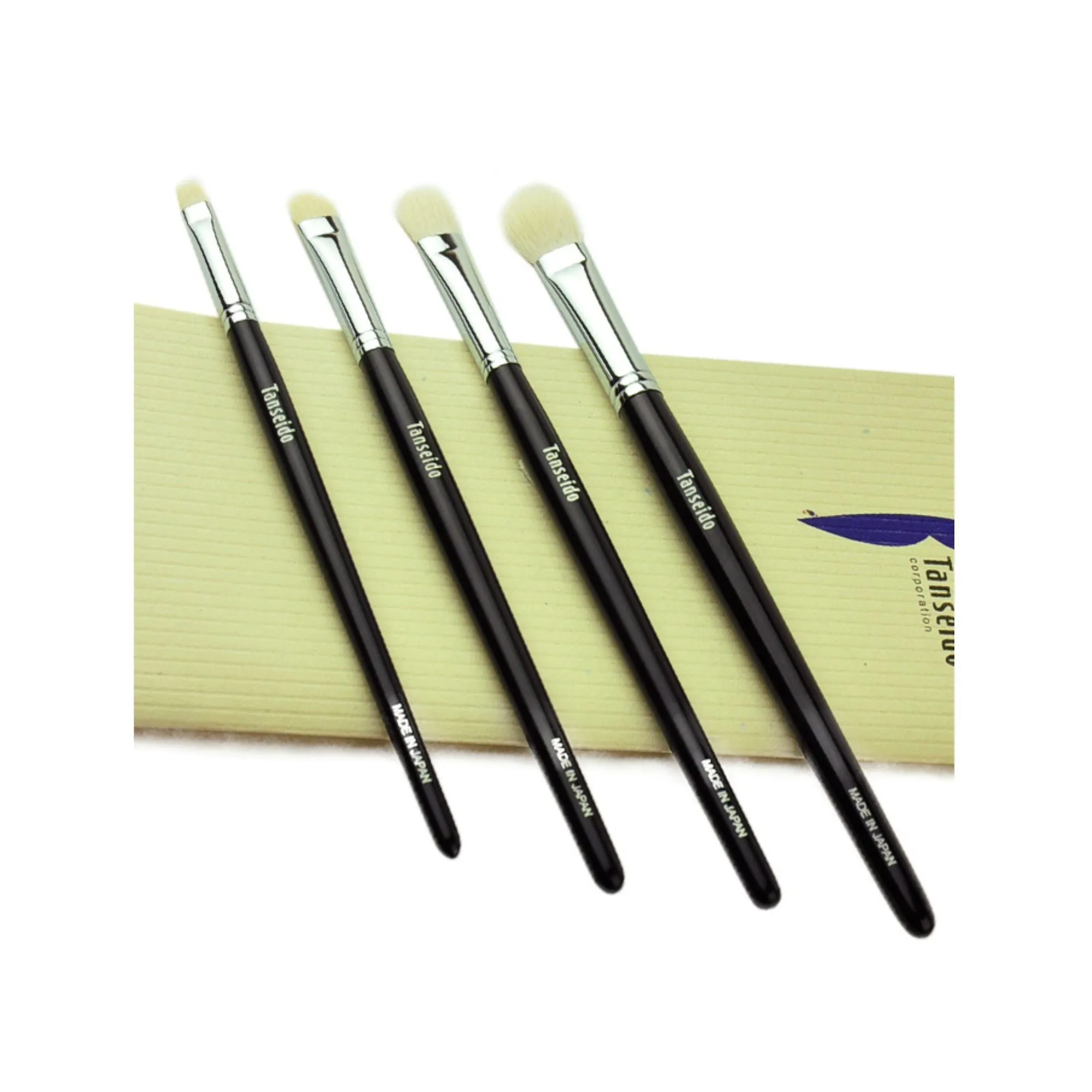 Tanseido YWQ 4 x Eyeshadow Brush Set