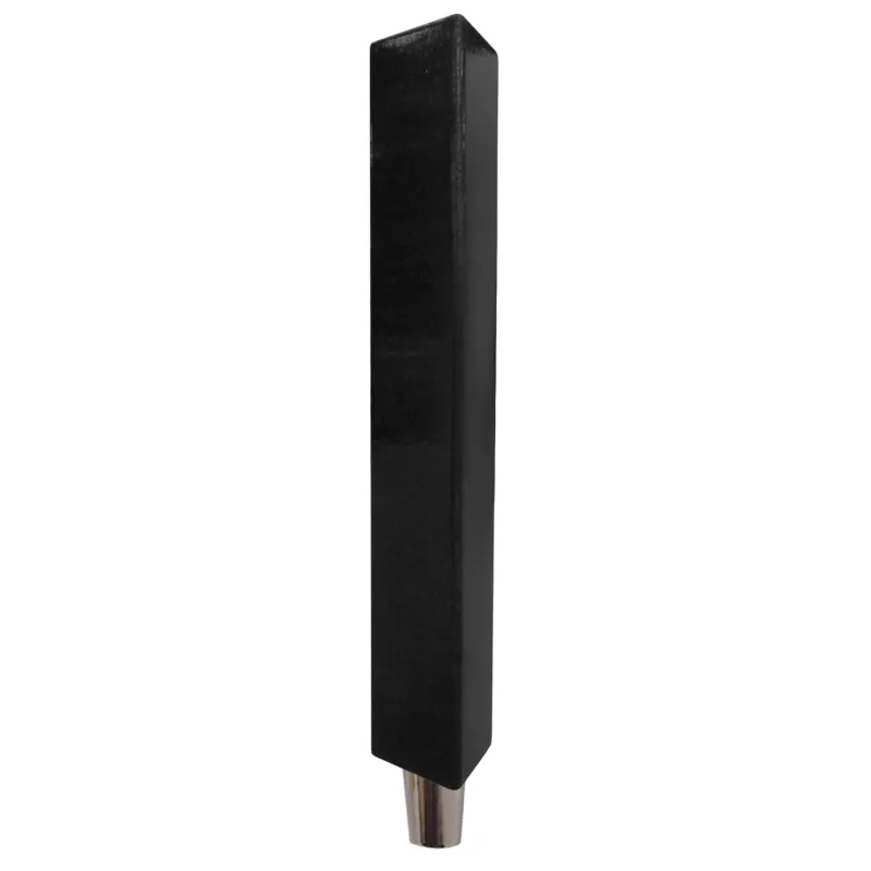 Tap Handle, Wood, Tall Three-Sided, Black Stain