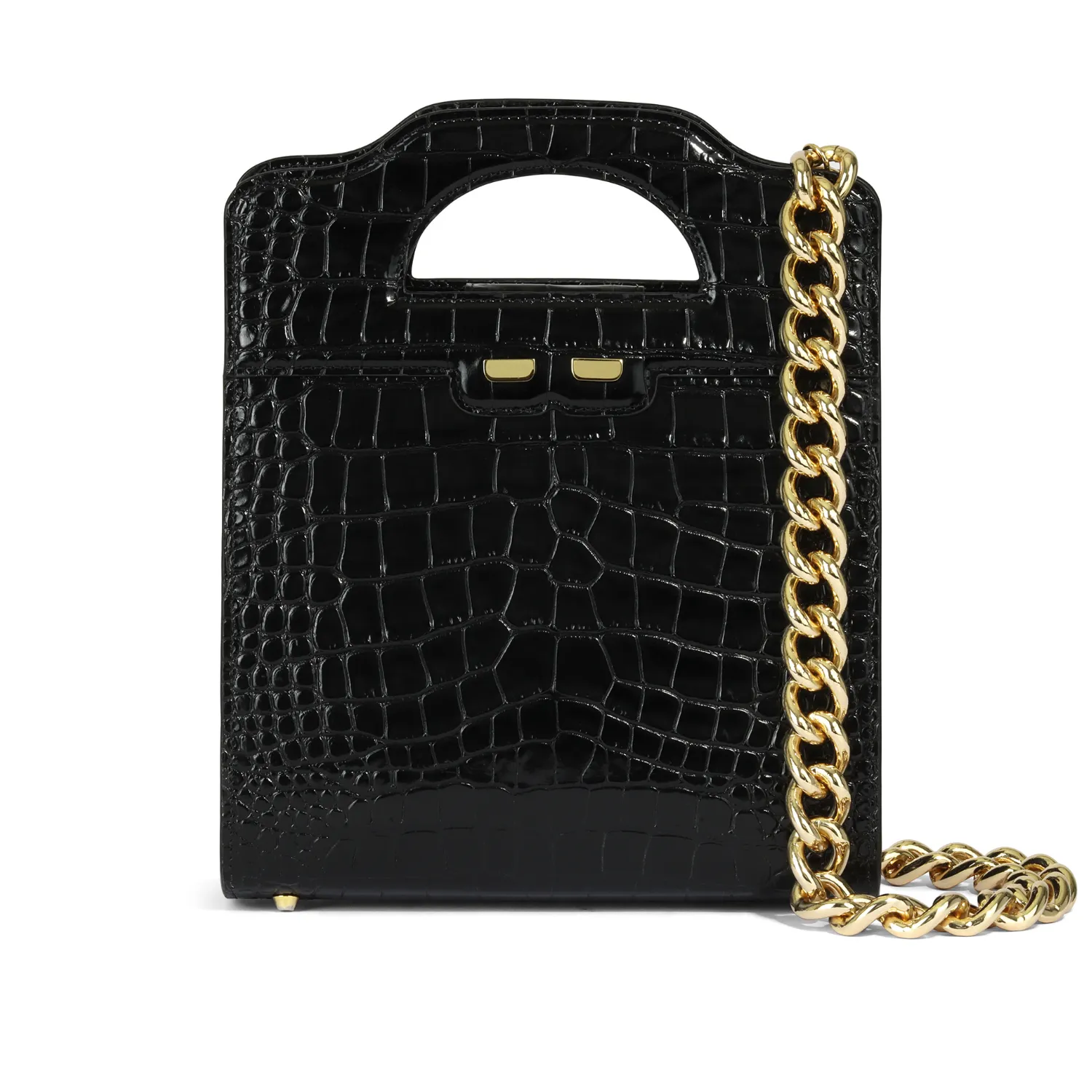The Louise in Black Croc