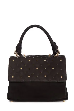 Thomas Wylde Black Skull Handle Bag