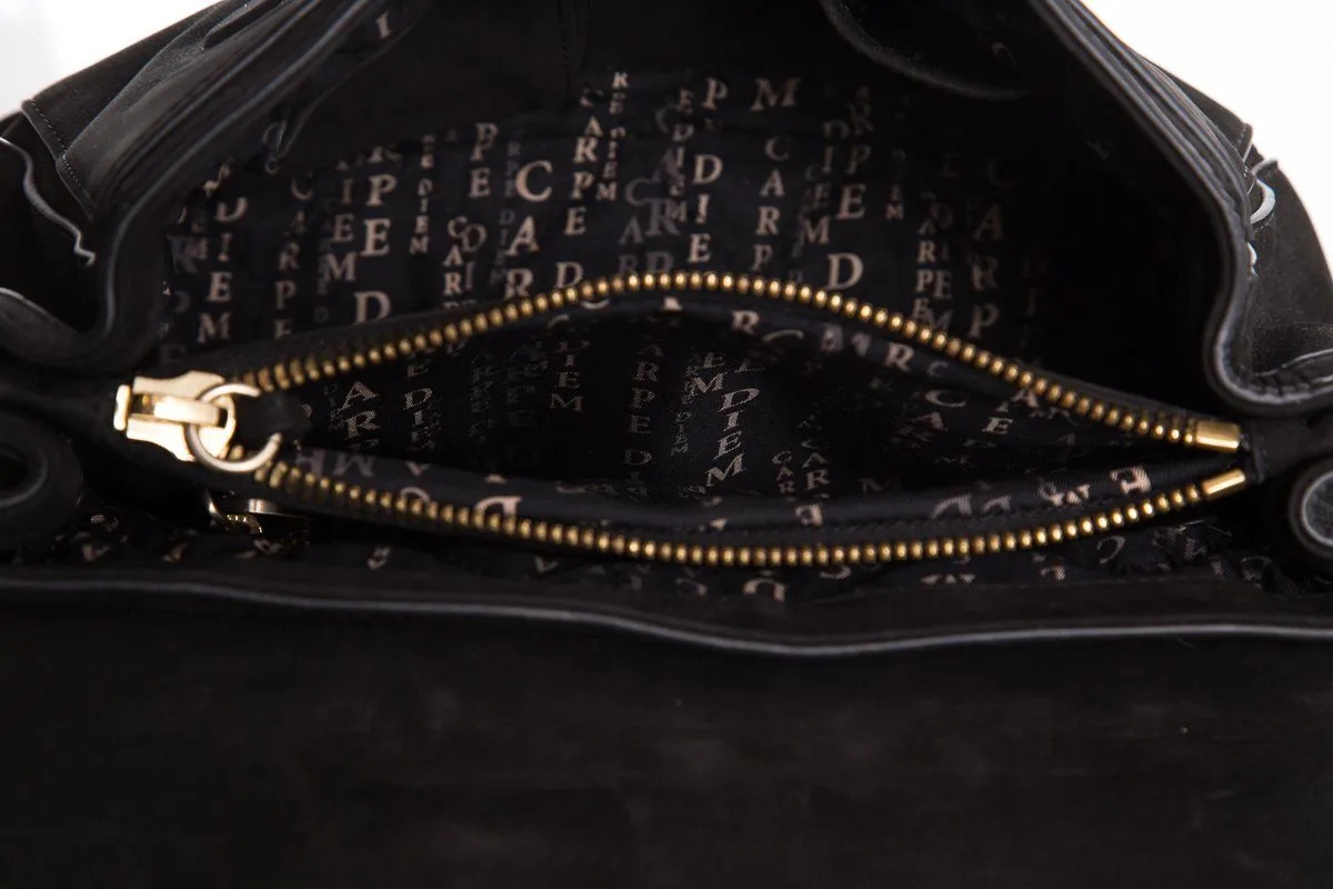 Thomas Wylde Black Skull Handle Bag