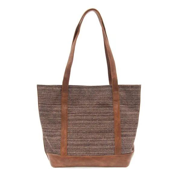 Tia Tweed Front Pocket Tote