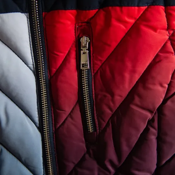 Tommy Hilfiger Ombre Full Zip Puffer Vest