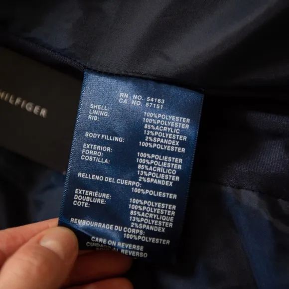 Tommy Hilfiger Ombre Full Zip Puffer Vest