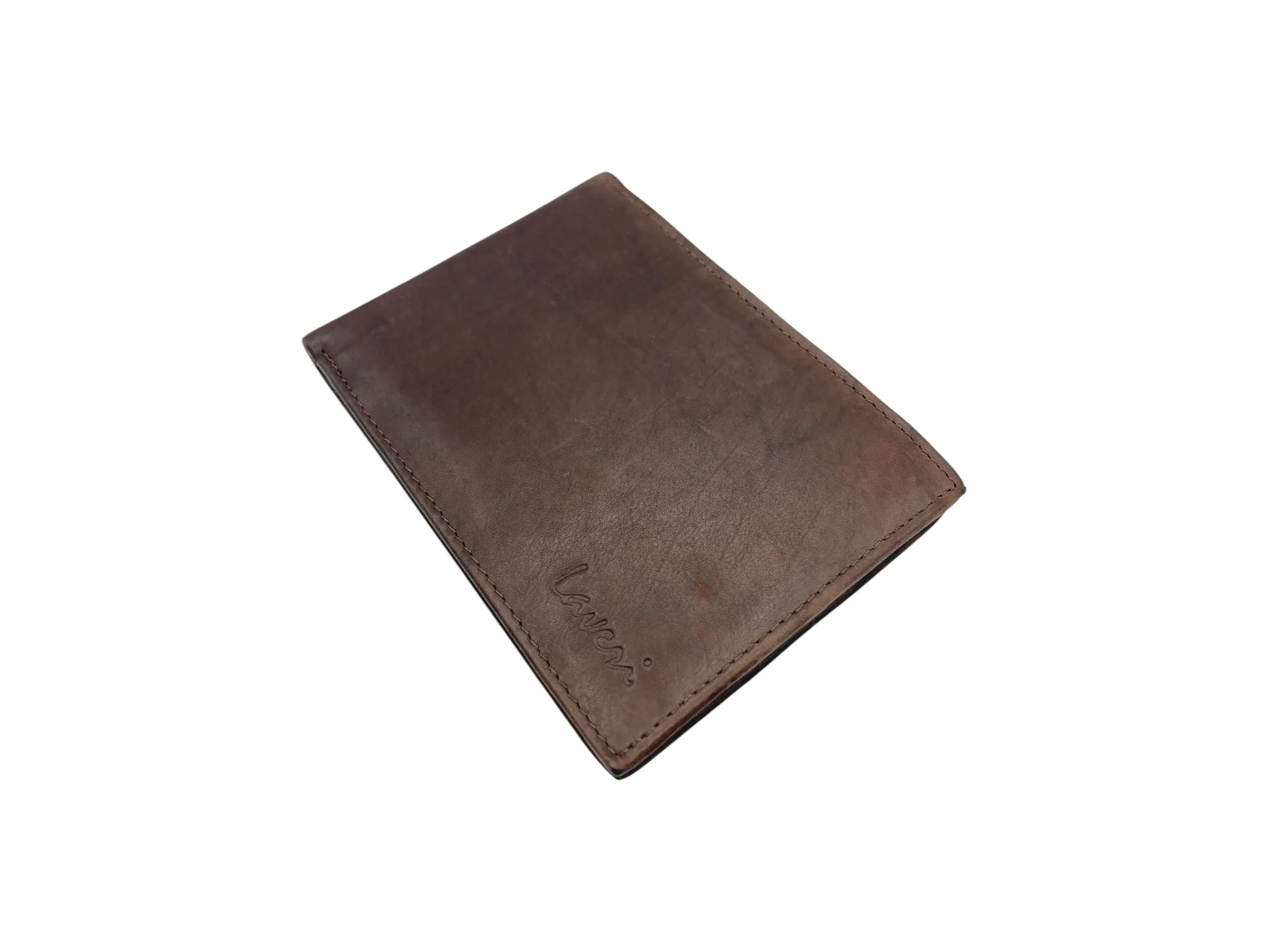 Top Grain Napa Leather Card & Coin Billfold Wallet # 690