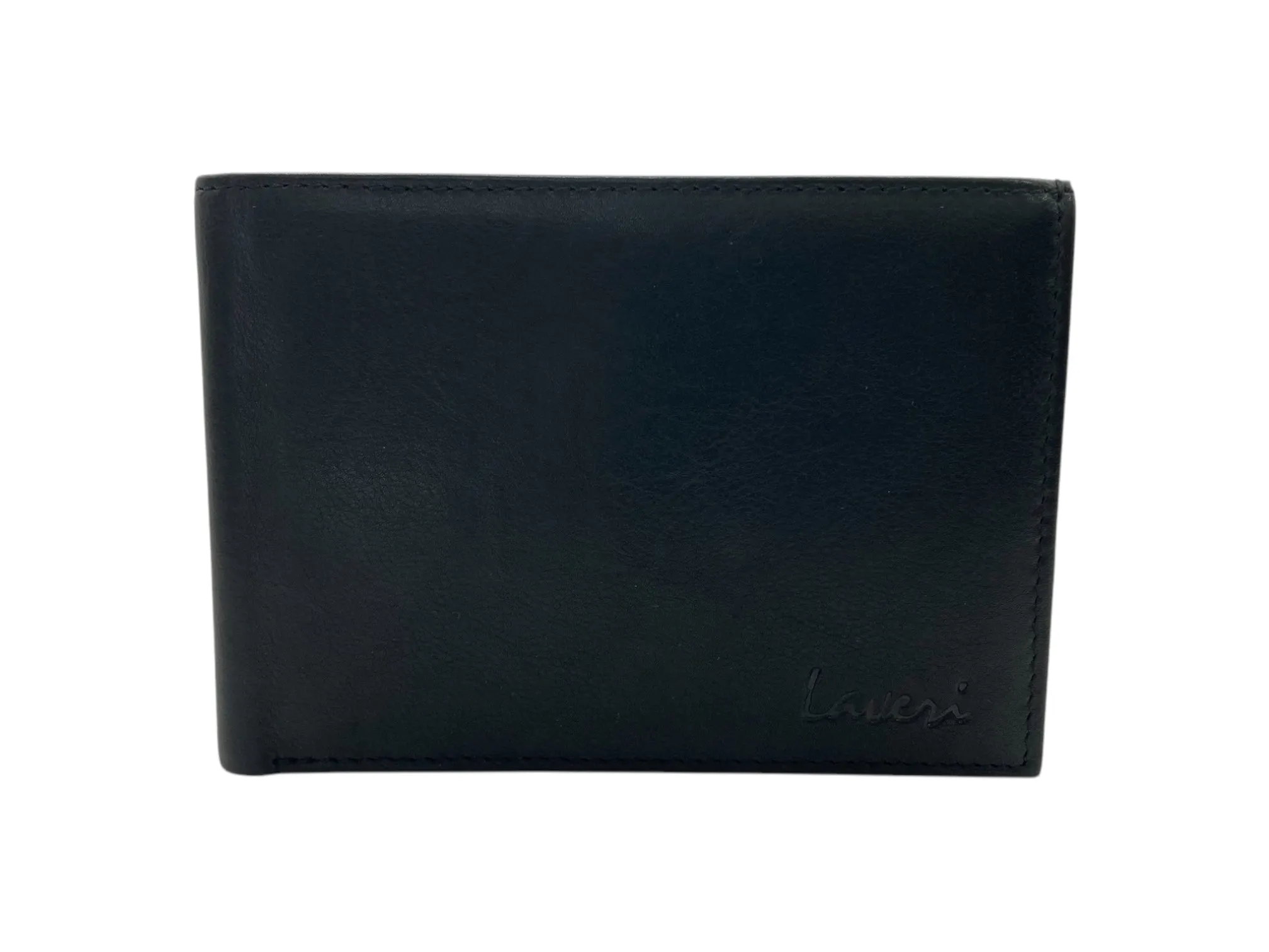 Top Grain Napa Leather Card & Coin Billfold Wallet # 690