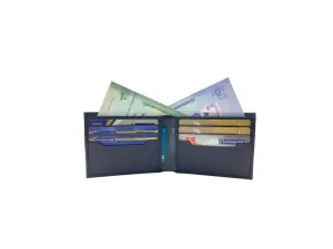 Top Grain Slim & Compact Leather  Billfold Wallet # 4538