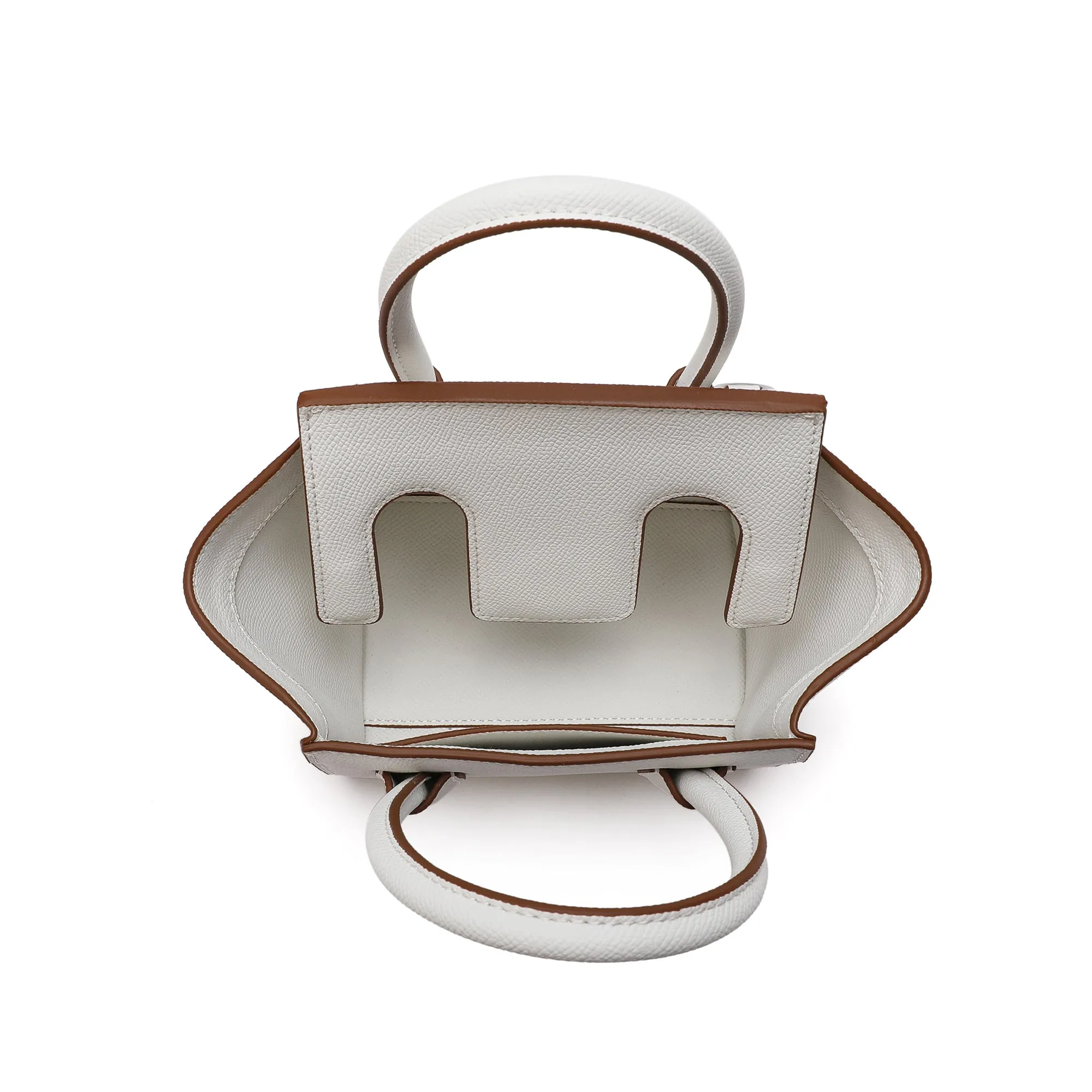 Top-handle Full-grain Leather Bag