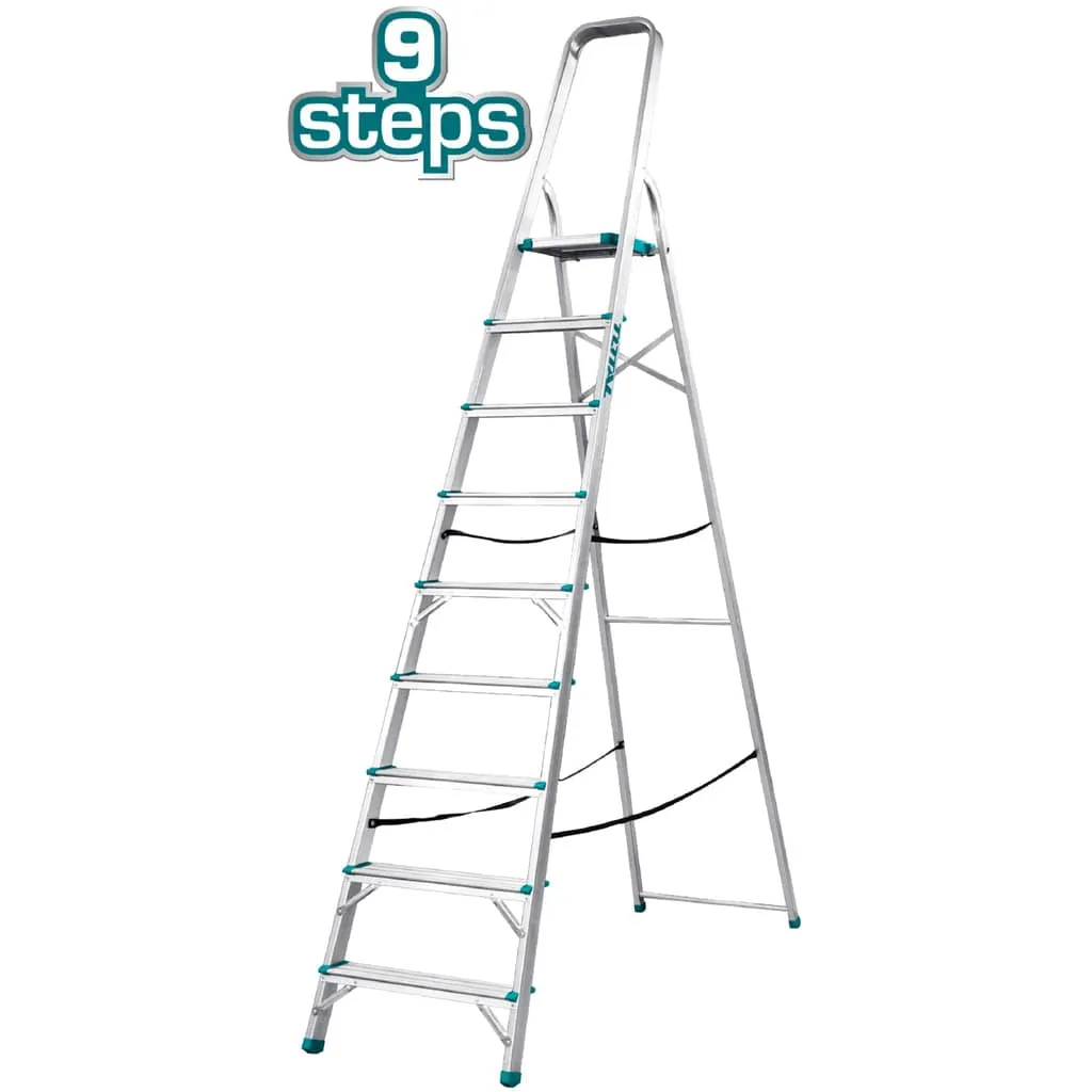 Total Household Ladder 3, 7, 9 Steps - THLAD06031, THLAD06071 & THLAD06091