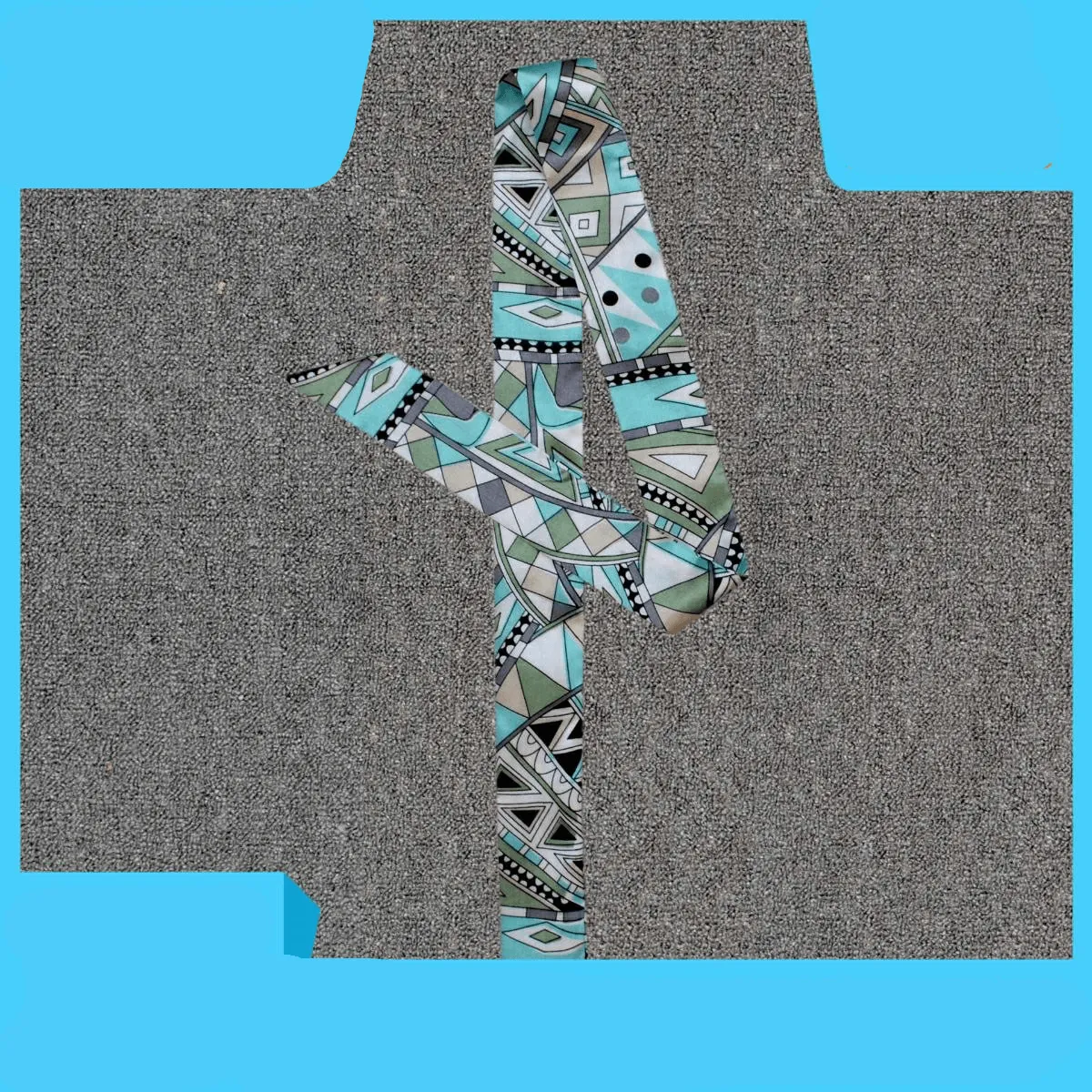 Trendy Handbags Tie Wrap Handle Silk Scarf