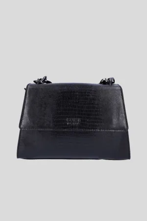 Tullia Top Handle Flap - Black