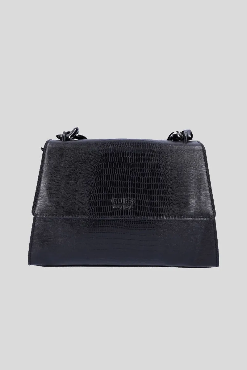 Tullia Top Handle Flap - Black