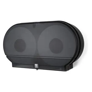 Twin 9" Jumbo with Adaptor  - Black Translucent - RD0027-02F