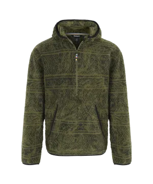 Uddesya Eco Quarter Zip Hoodie - Evergreen Topo