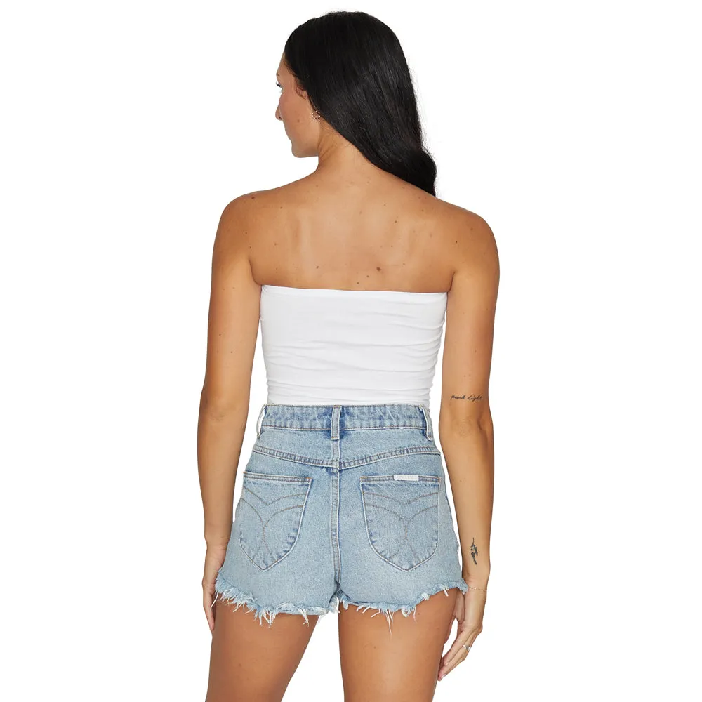 UMass Vintage White Tube Top