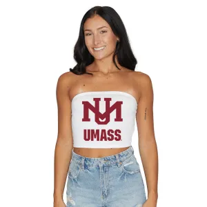 UMass Vintage White Tube Top