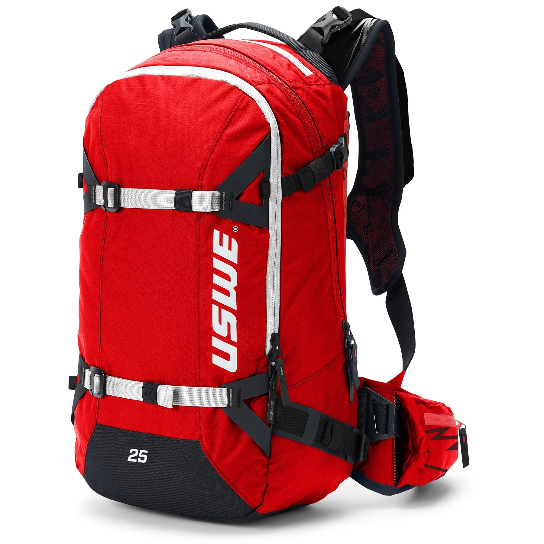 USWE Carve Winter 25L Hydration Compatible Daypack - Red