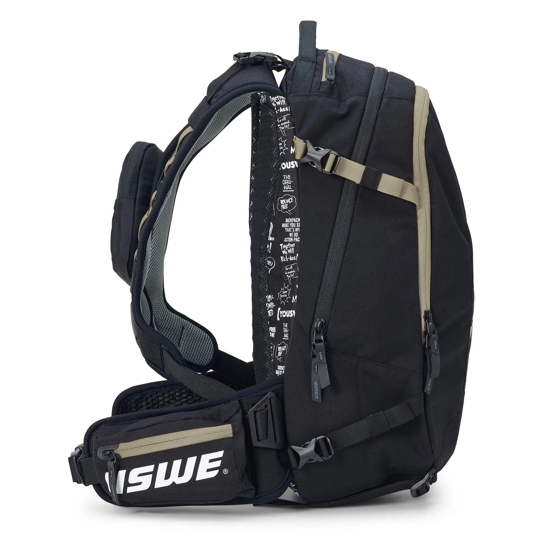 USWE Core 16L Hydration Compatible Off-Road Backpack - Mud Green