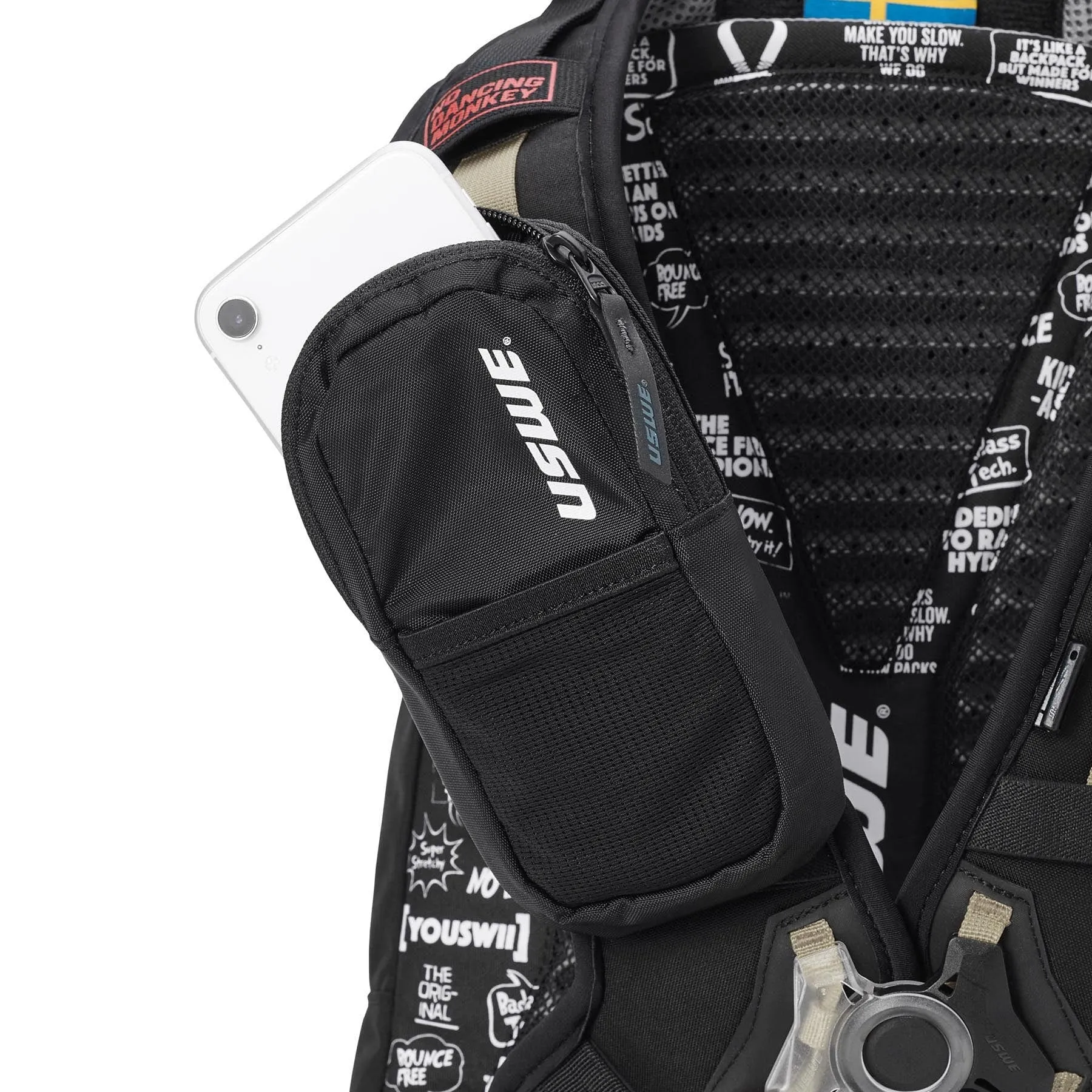 USWE Core 16L Hydration Compatible Off-Road Backpack - Mud Green