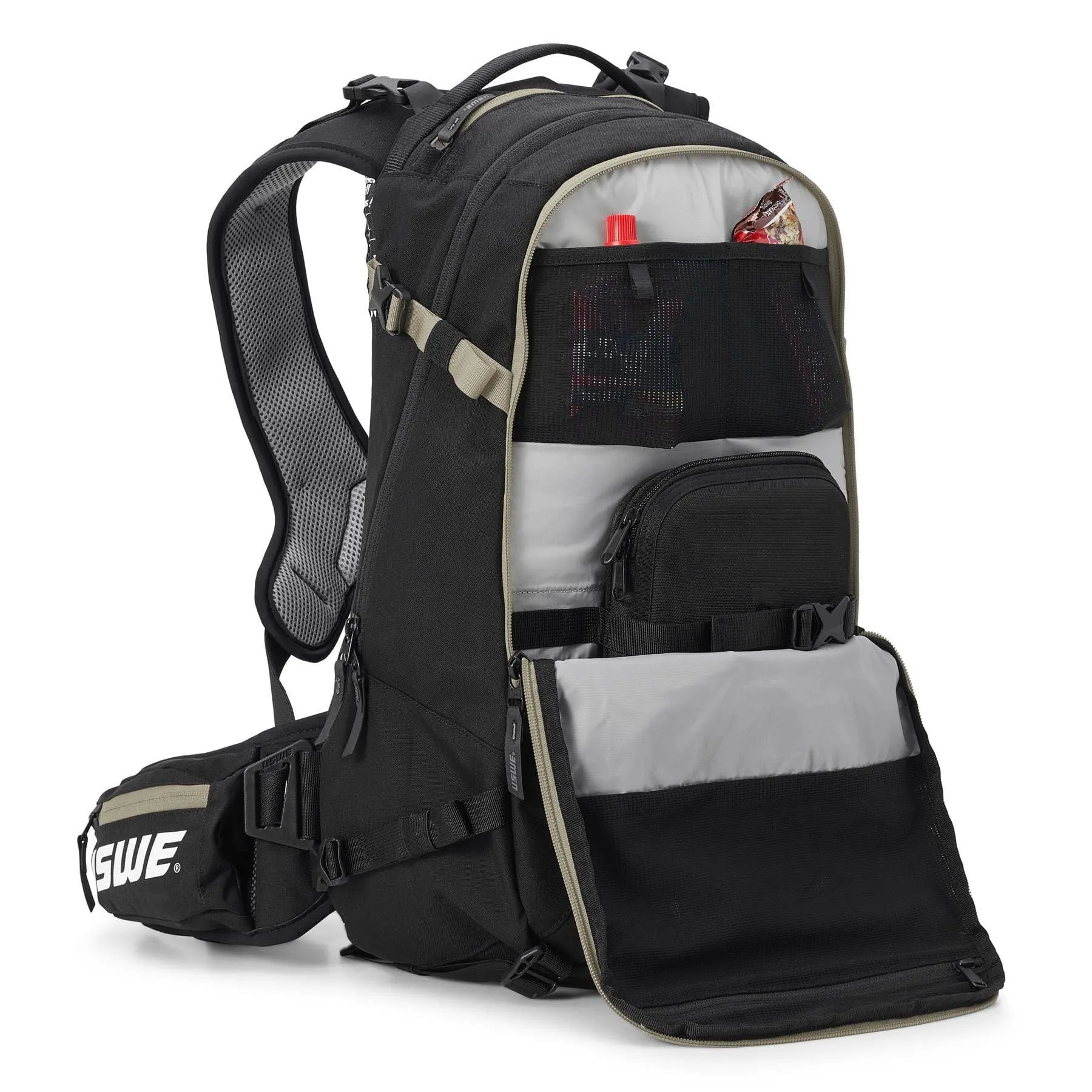 USWE Core 16L Hydration Compatible Off-Road Backpack - Mud Green