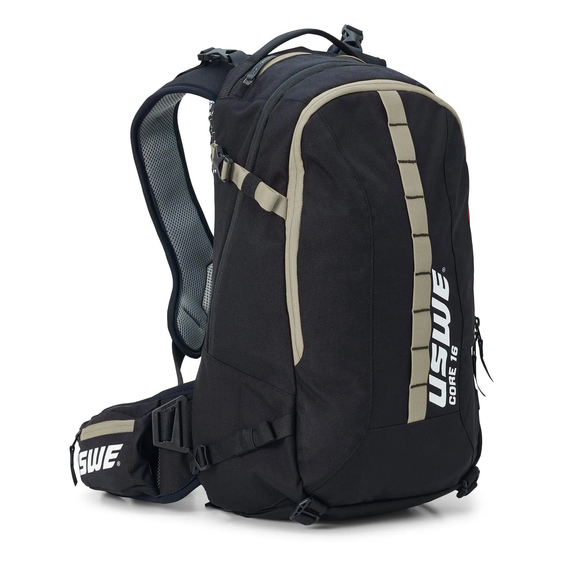 USWE Core 16L Hydration Compatible Off-Road Backpack - Mud Green