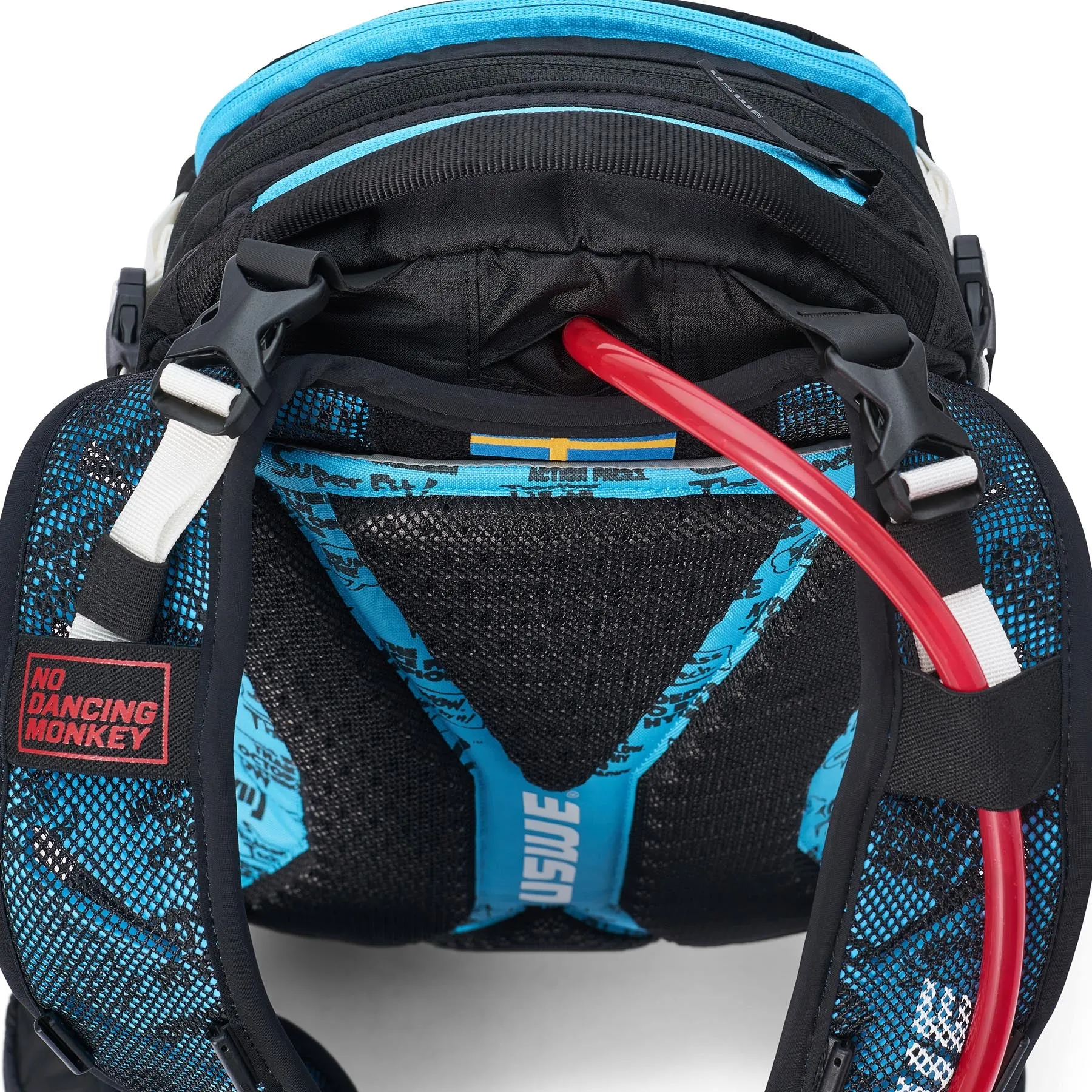 USWE Flow 16L Hydration Compatible MTB Protector Pack - Black/Blue