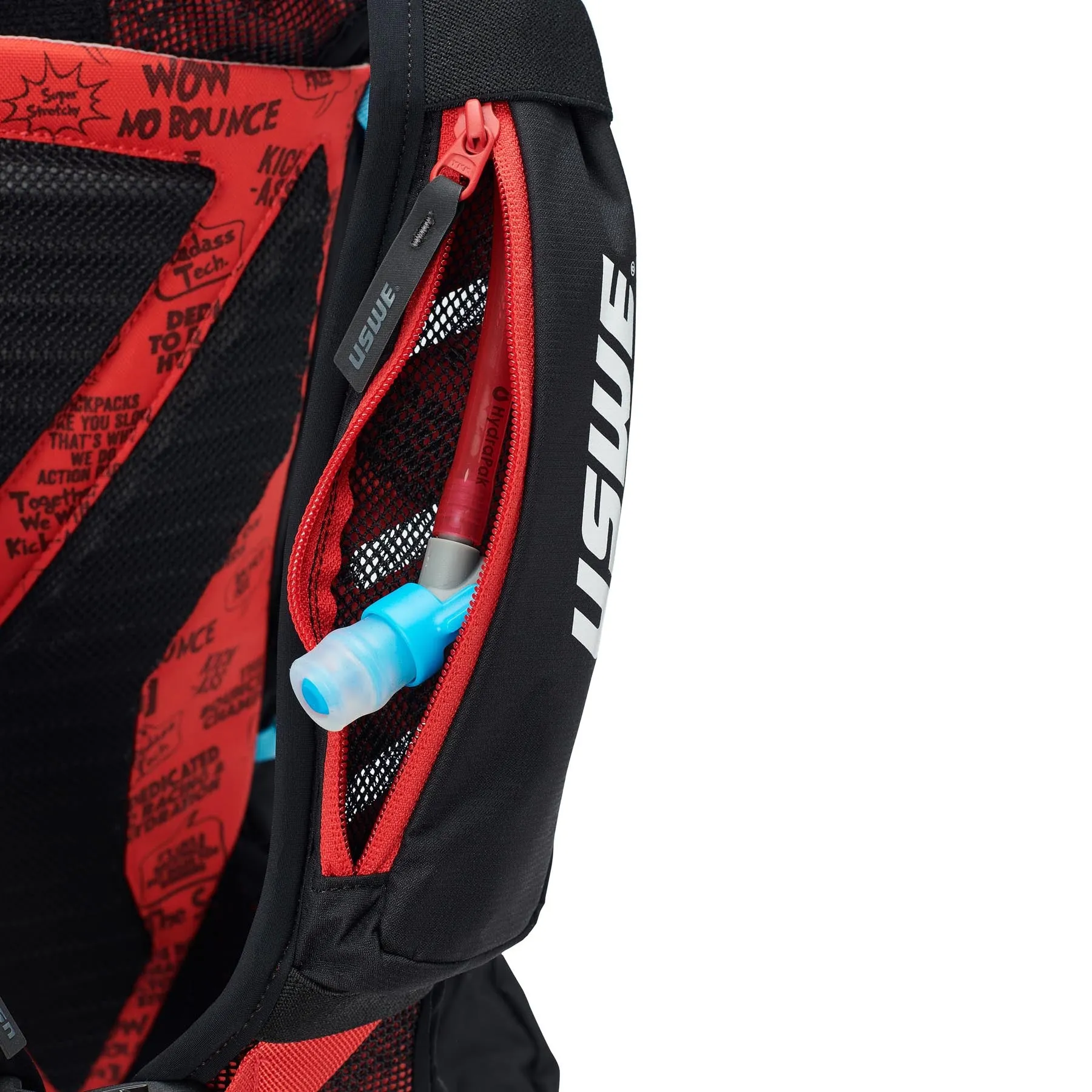 USWE Pow 25L Alpine Skiing Protector Pack - Carbon Black
