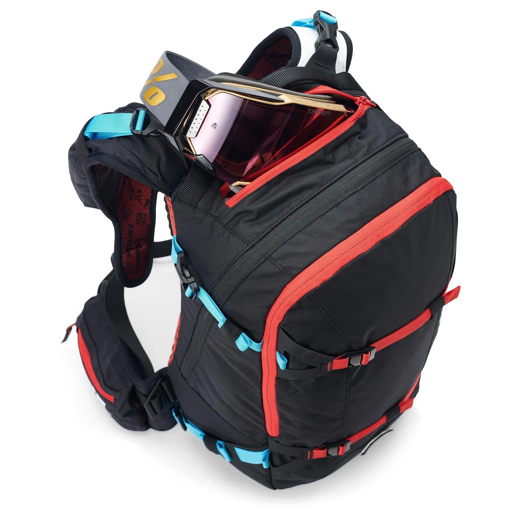 USWE Pow 25L Alpine Skiing Protector Pack - Carbon Black