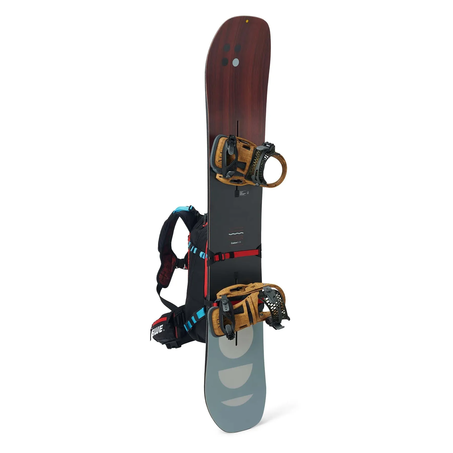 USWE Pow 25L Alpine Skiing Protector Pack - Carbon Black