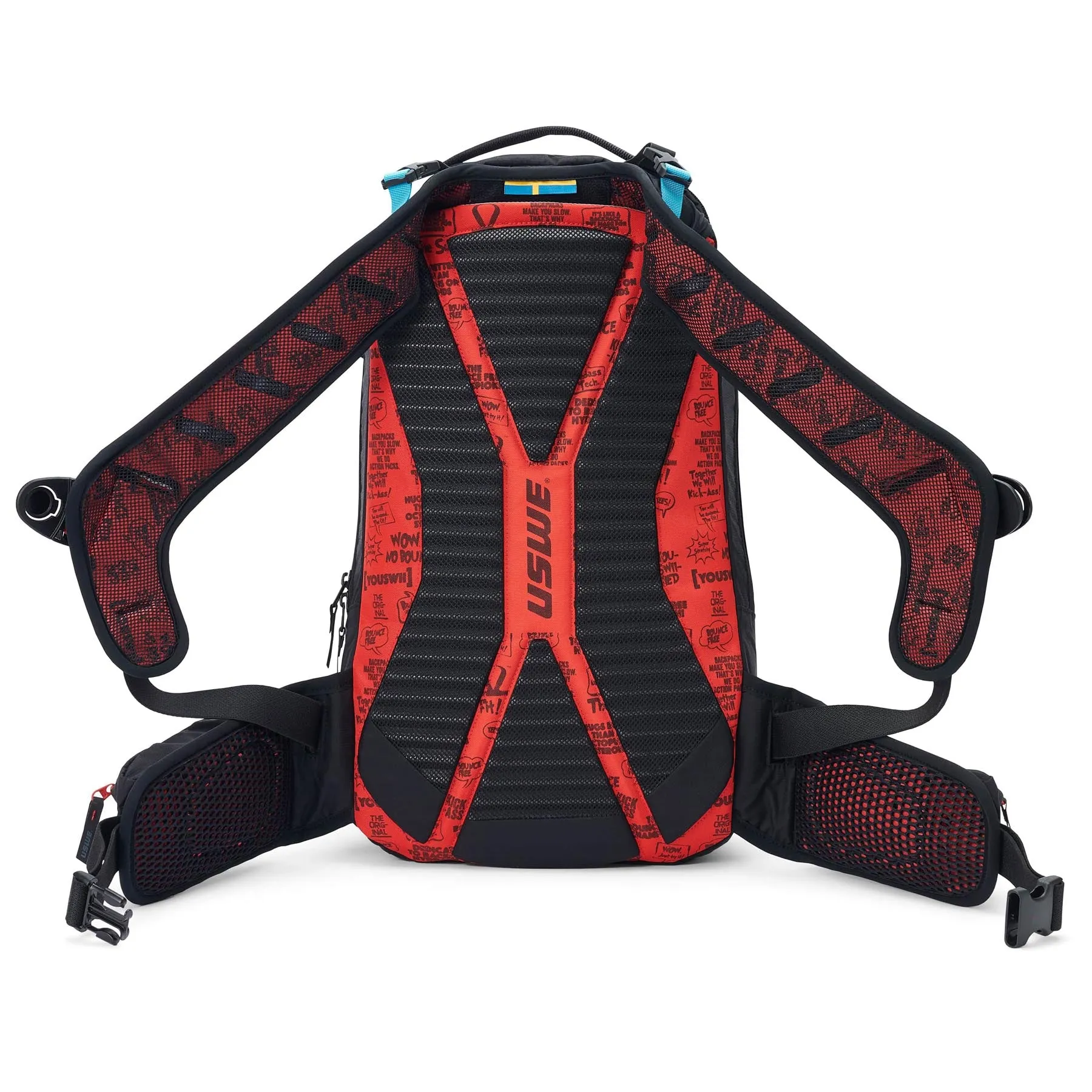 USWE Pow 25L Alpine Skiing Protector Pack - Carbon Black