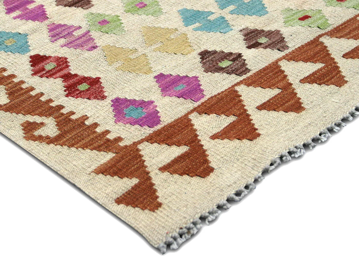 Vintage Afghan Maimana Kilim - 6'7" x 9'8"