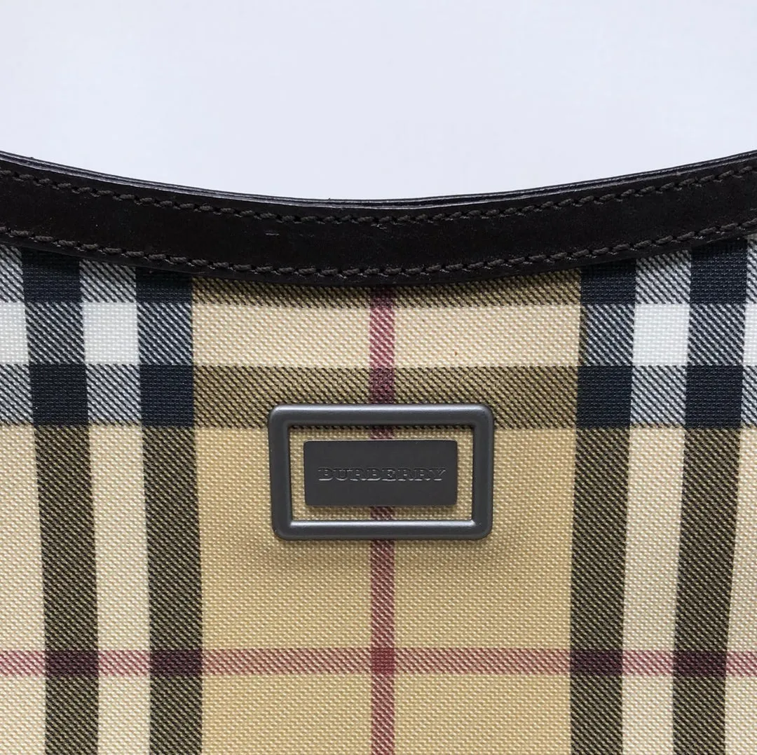 Vintage: Burberry Top Handle Mini Plaid Bag