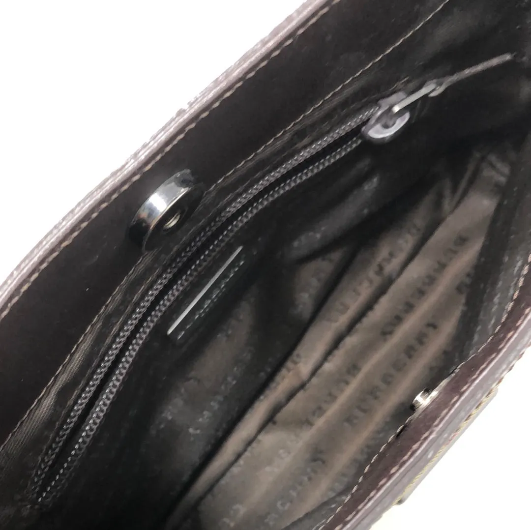 Vintage: Burberry Top Handle Mini Plaid Bag