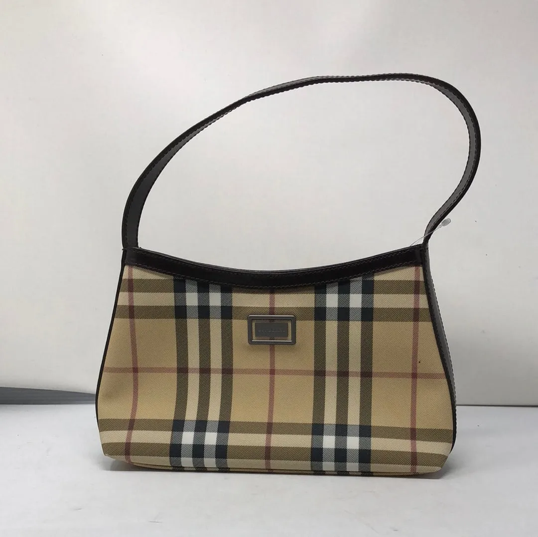 Vintage: Burberry Top Handle Mini Plaid Bag
