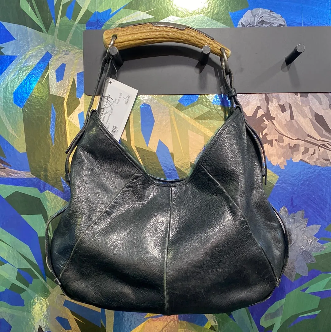 VINTAGE: Yves Saint Laurent Black Mombasa Bag