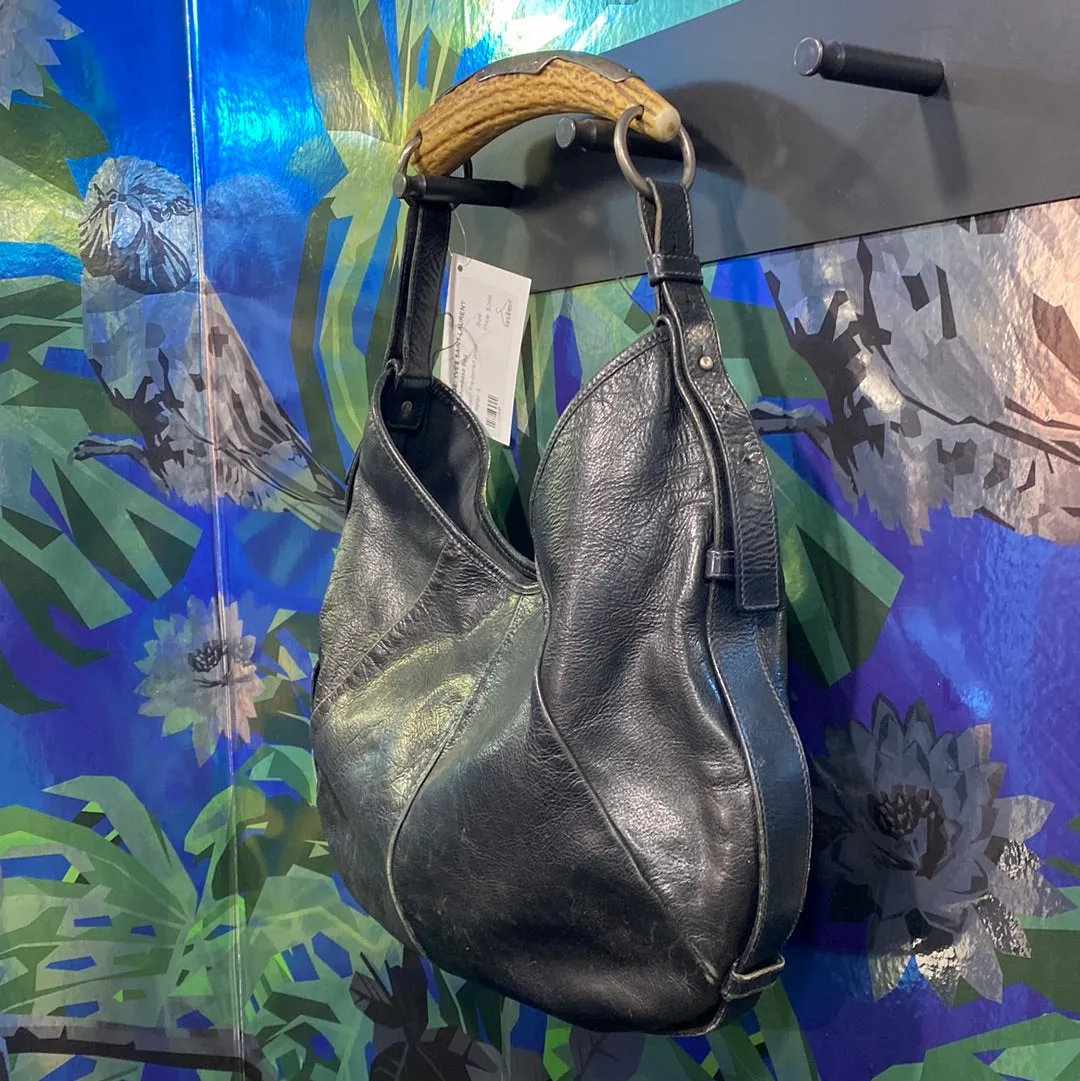VINTAGE: Yves Saint Laurent Black Mombasa Bag