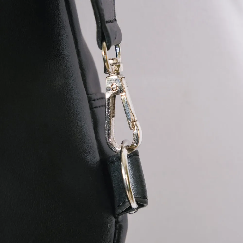 Voyager Crossbody Sling Backpack Black