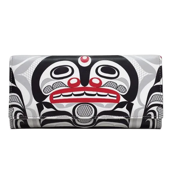 Wallet Killer Whale Crosshatch
