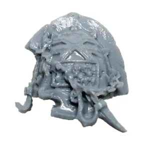 Warhammer 40K  Chaos Marines World Eaters Terminator Shoulder Pad Left E Bits