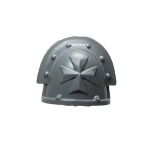 Warhammer 40K Games Workshop Black Templars Primaris Sword Brethren Sword Brother Shoulder Pad D
