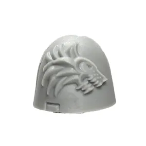 Warhammer 40K Marines Forgeworld Space Wolves MKVI Shoulder Pad E