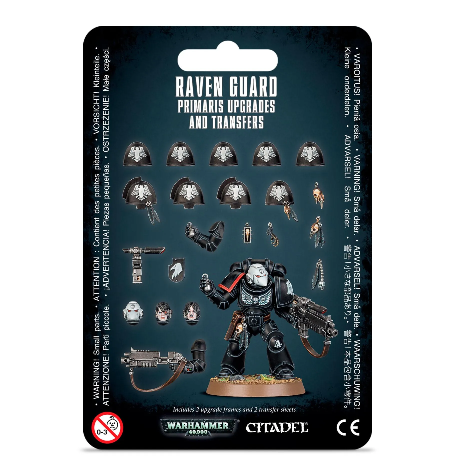Warhammer 40K Raven Guard Primaris Upgrades and Transfers