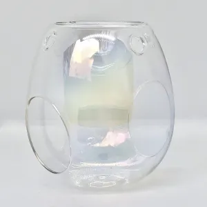 Wax Melt Burner - Pearlescent Clear