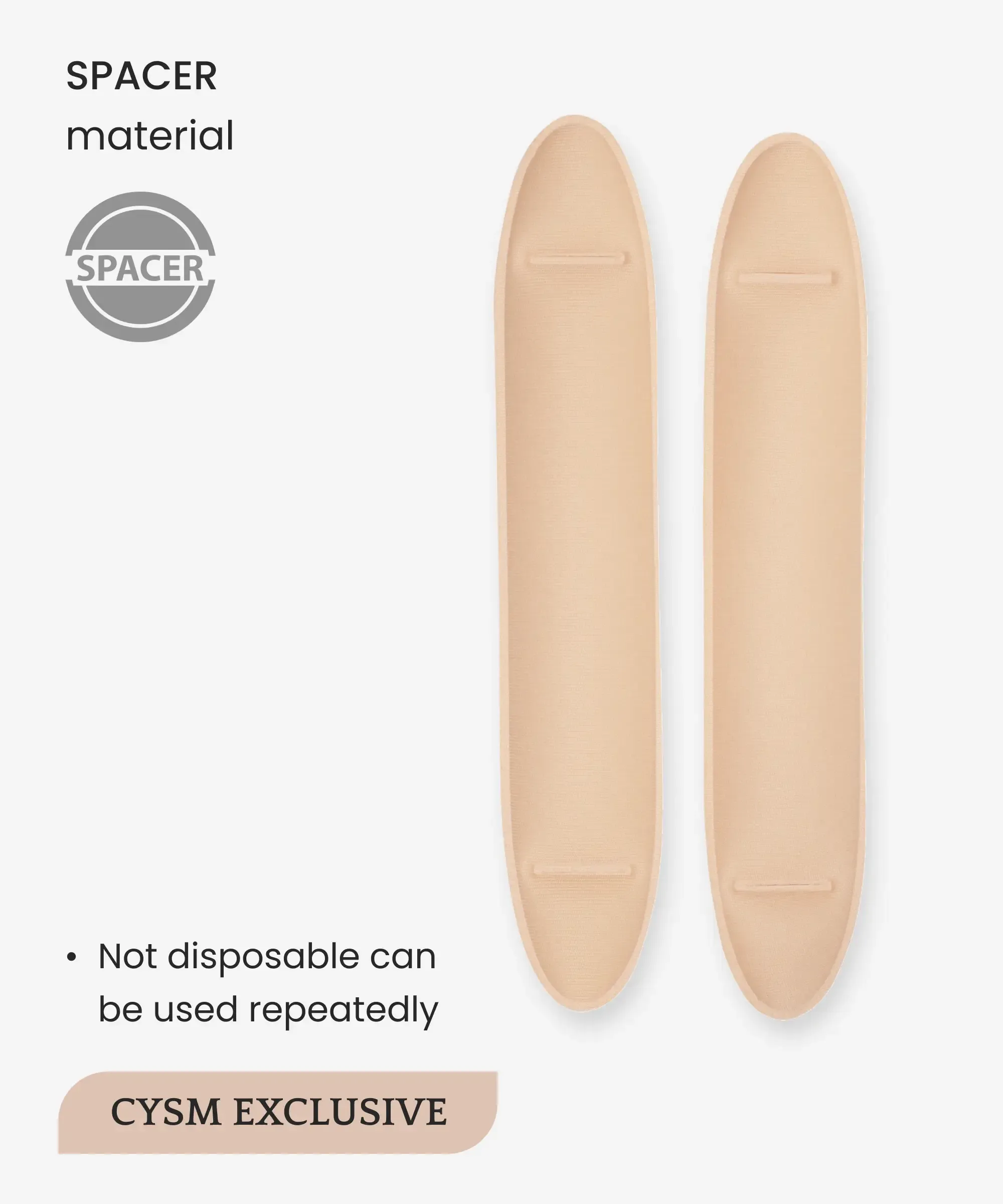Wide pads for shoulder support - Style 3006